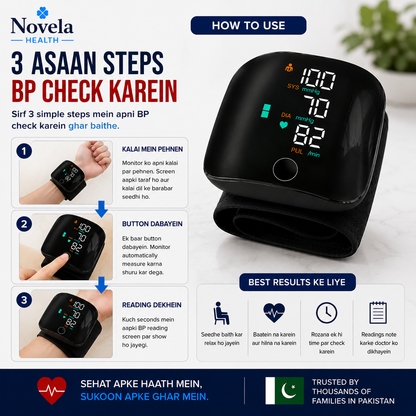 Wrist Electronic BP Monitor